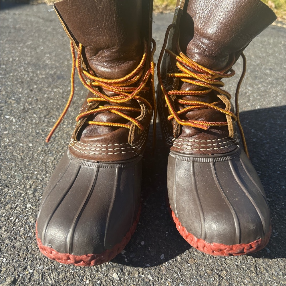 Chocolate Brown LL Bean Bean Boots - GUC
